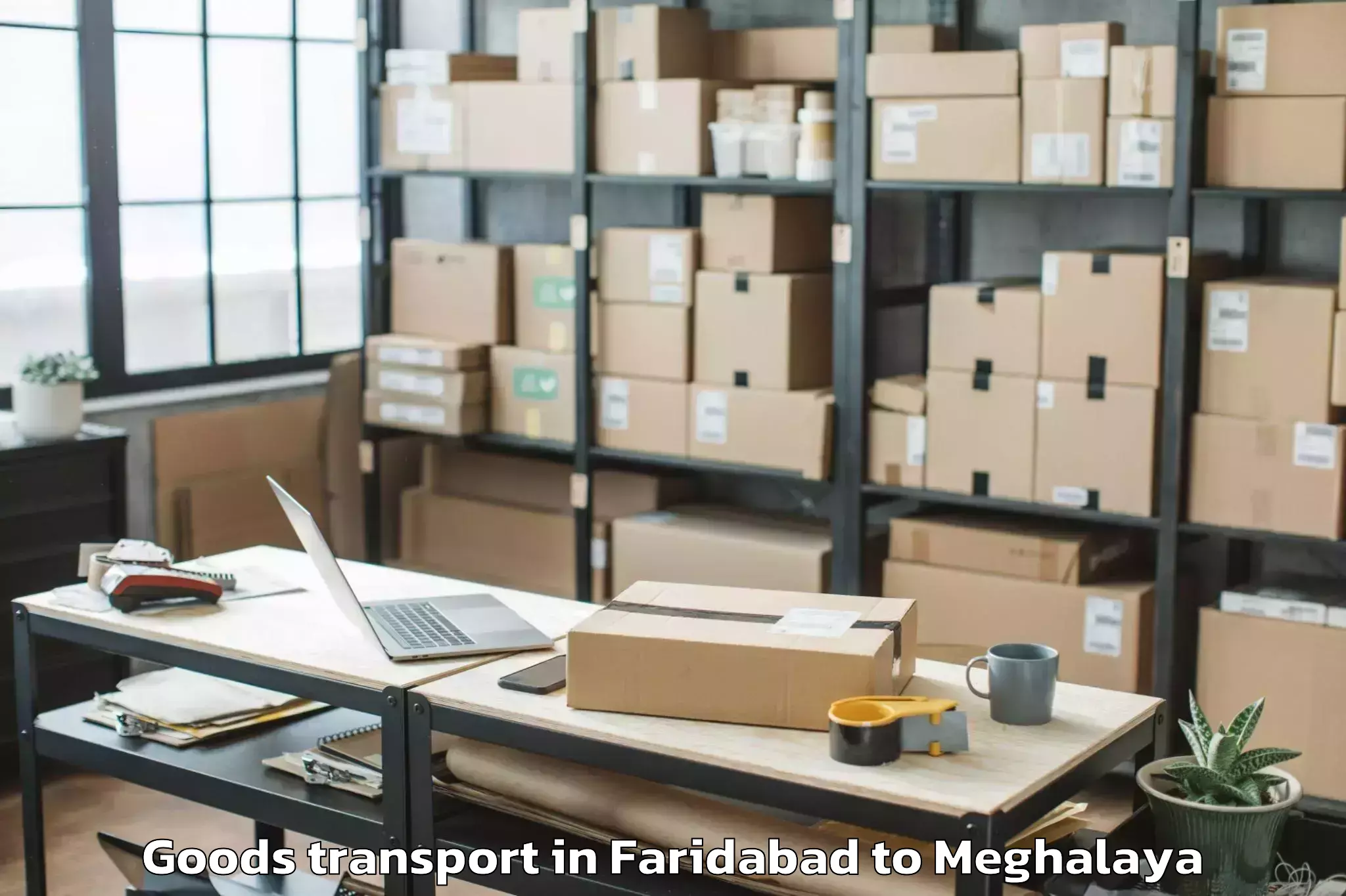 Affordable Faridabad to Mairang Goods Transport